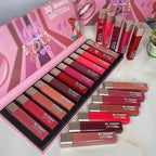 3Q beauty Matte lip gloss Pack of 12 long lasting waterproof