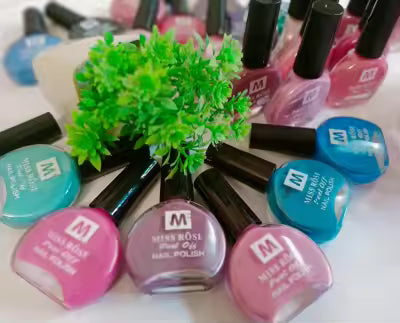 Pack of 12 & 24 - Peel Off Nail Paints