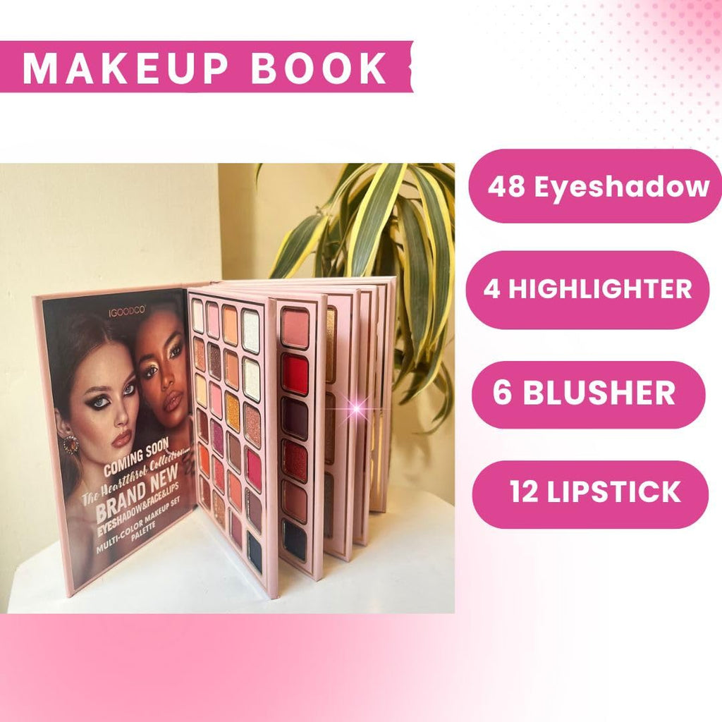 Beauty Gelanzi Fashionable 4 in 1 Makeup Book Palette