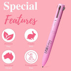 4-in-1 Makeup Pencil – Multi-Functional Beauty Pen (Eyebrow, Eyeliner, Lip Liner & Highlighter)