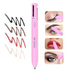 4-in-1 Makeup Pencil – Multi-Functional Beauty Pen (Eyebrow, Eyeliner, Lip Liner & Highlighter)