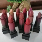 Huda Beality Matte Lipstick - Creamy & Long Lasting Lipstick - Pack of 12