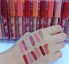 Flormar Lip gloss -superb long lasting waterproof matte lipgloss nude Red- Pack of 12