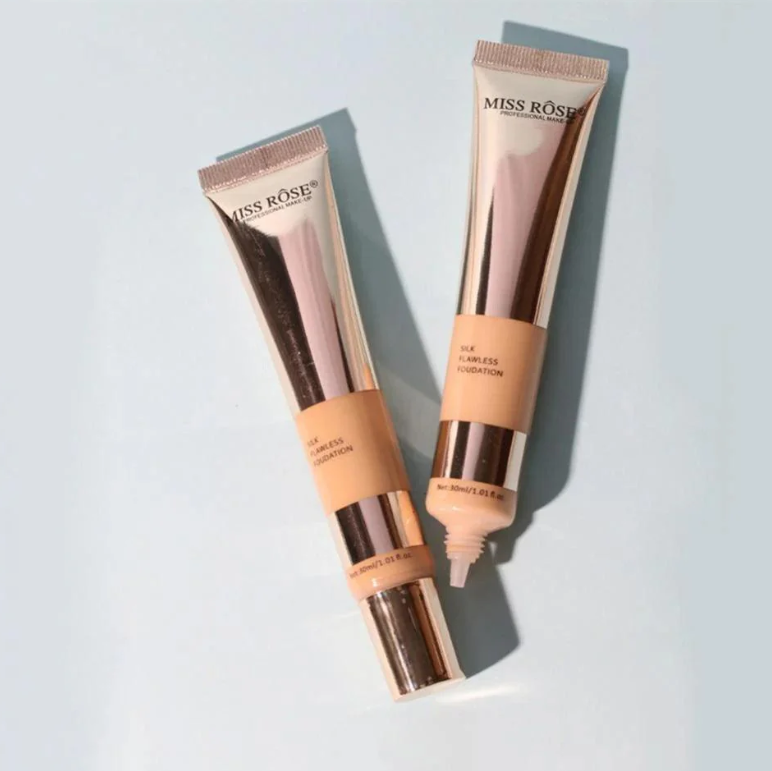 Original Miss Rose Silk Flawless Foundation Base – High Coverage Smooth Finish Makeup
