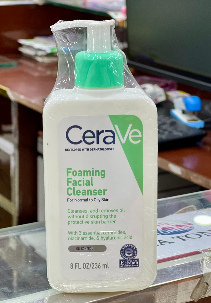 Hydrating Facial Cleanser 237ML – Gentle Face Wash for Normal to Dry Skin