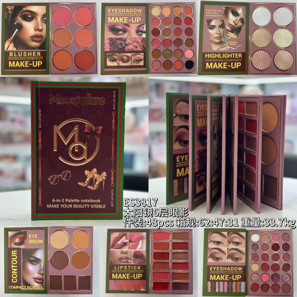 Beauty Gelanzi Fashionable 4 in 1 Makeup Book Palette