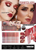 Flormar Lip gloss -superb long lasting waterproof matte lipgloss nude Red- Pack of 12