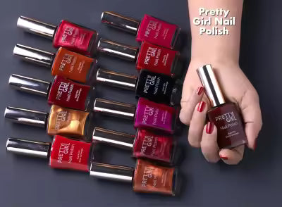 Pack of 6 and 12 Permanent Gell Nail Paints