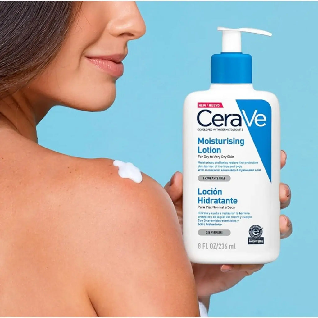 CeraVe Daily Moisturizing Lotion 236ml – Lightweight Hydrating Body & Face Moisturizer