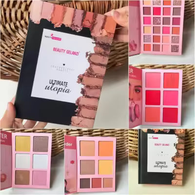 Beauty Gelanzi Fashionable 4 in 1 Makeup Book Palette