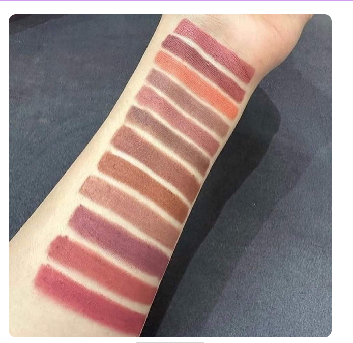 Huxia Beauty Long Lasting Waterproof Matte Lip Gloss – Pack of 12 Colors