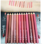 Flormar Lip Pencils matte finish nude shades pack of 12