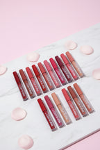 Flormar Lip gloss -superb long lasting waterproof matte lipgloss nude Red- Pack of 12
